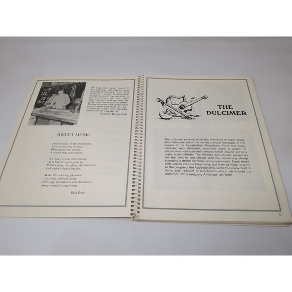 Vintage Mel Bay Cripple Creek Dulcimer Book 1977‎ 70s Instruction Music Lyrics - Picture 7 of 14